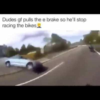 Aaaaaand there goes his car