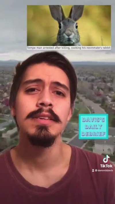 Man kills &amp;amp; cooks roommate&rsquo;s pet rabbit, Krispy Kreme to publicly trade under DNUT, and more news &ldquo;comedy&rdquo;