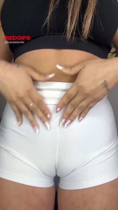 Would you kiss my pussy bulge through these tight leggings?