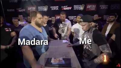 When you ult stage 6 Madara in roundup vs when he ults you