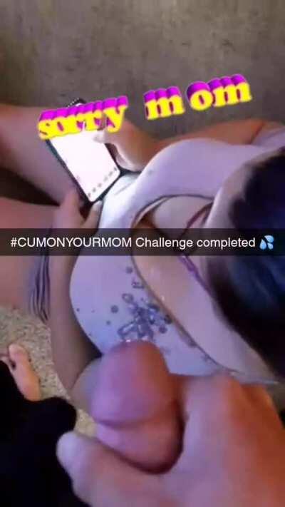 #CUMONYOURMOM