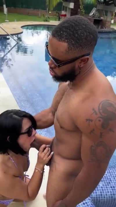 eat this dick poolside!