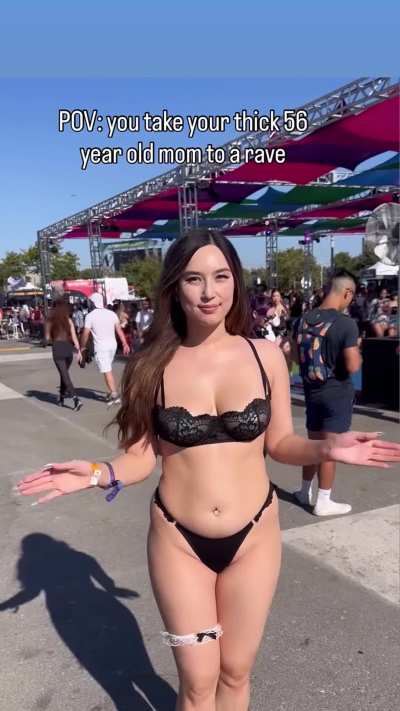 Taking Mom to a Rave