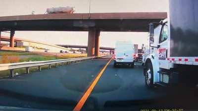 Another NJ Turnpike idiot
