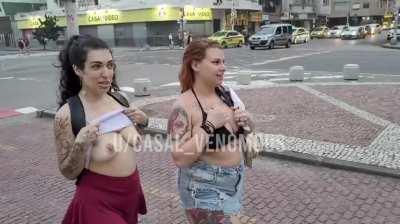 Flashing with a friend!