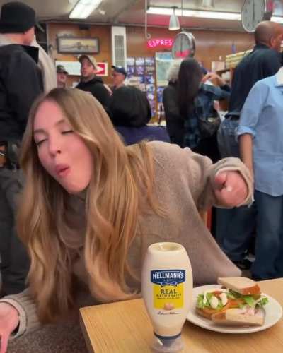 Enjoying a pickle - IG February 2025