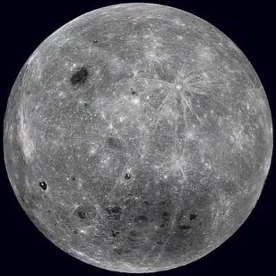 Full rotation of the moon