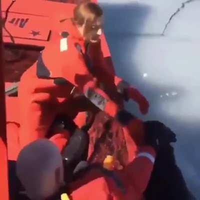 Evil humans got tired of their dog.