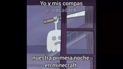 Tu primera noche en Minecraft