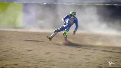 When you crash, but still get the cutscene