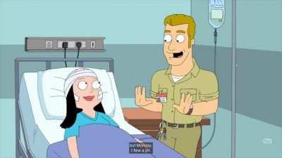 For apes that don’t roam the jungle. American Dad-The longest Distance Relationship (2014) Simulation confirmed
