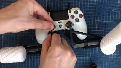 [Video] DualShock dual stick HOTAS with triggers
