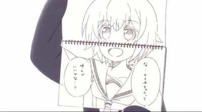 Cute anime drawing art