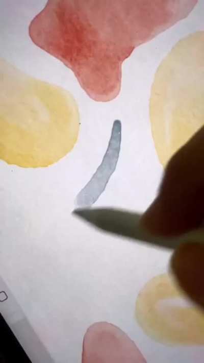 When you're stressed and having an art block so you decided to paint shapes