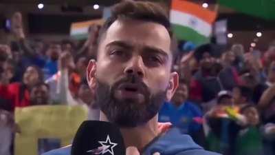 Crowd: 👑 bhai ❤️🤌