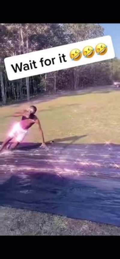 Trying To slide standing up