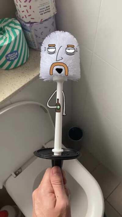 Lou Brush has a drinking problem