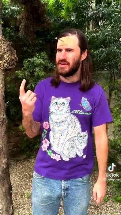 a board with a nail in it