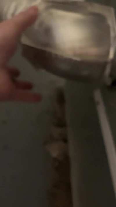 Dryer makes loud noise, but is silent when I press in on the exhaust pipe?