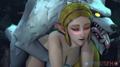 Zelda and wolf (woozysfm)