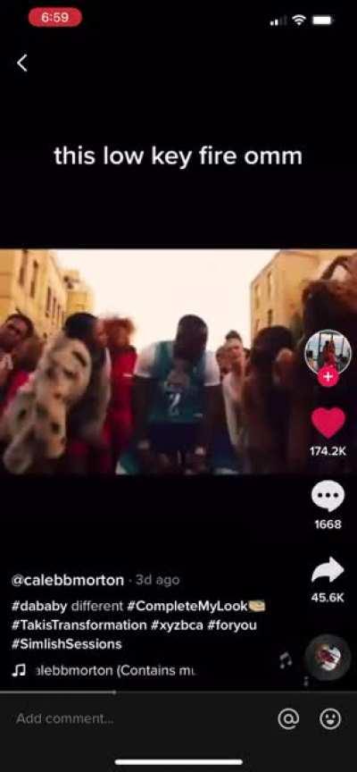 Wtf I love da baby now!!