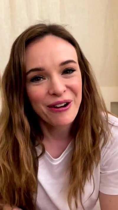 Danielle directing her last episode of the flash