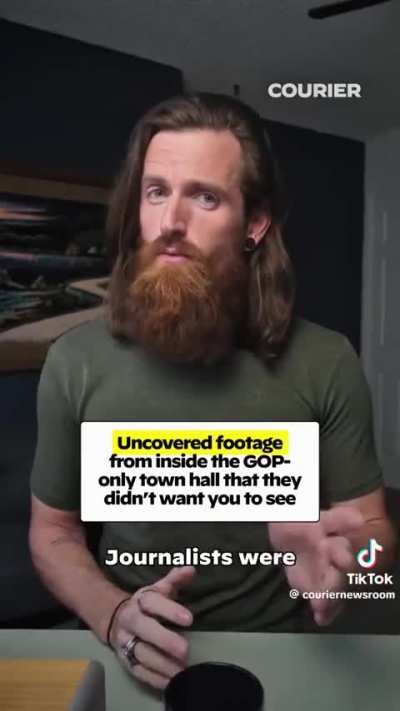 Uncovered footage from inside the GOP only town hall that they didn't want you to see.