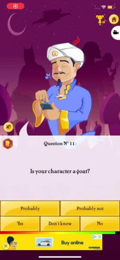 Akinator knows