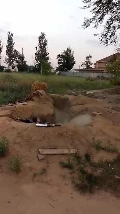 Ukrainian kids playing war. Somehow feels like the saddest thing I have seen in a while