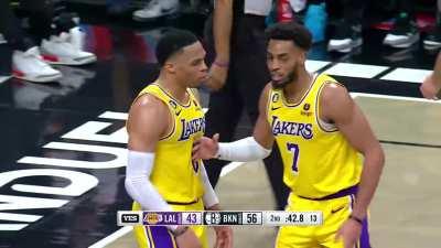 [Highlight] Russell Westbrook moves to 10th all-time in career assists after the assist to Thomas Bryant