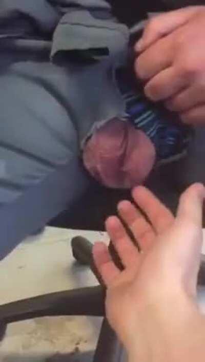 How is he doing that?