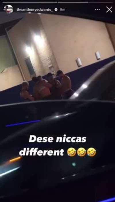 Anthony Edwards posts blatant homophobia to his Instagram story