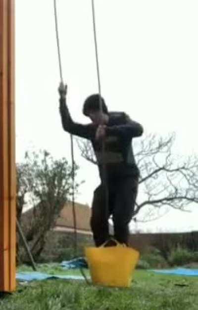 Put this in black and white and you've got a Chaplin