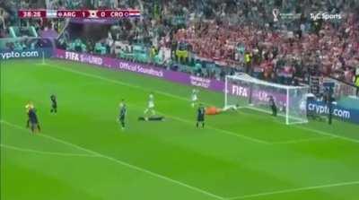 With no doubt, the best goal of the world cup. Not even Richarlisons volley is better.