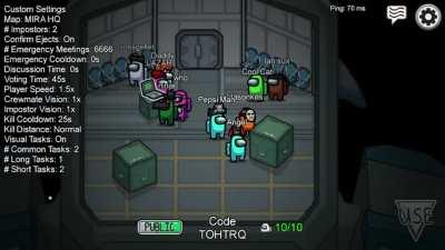 6666 Emergency meetings AND a disco mode? These hackers know how to party!