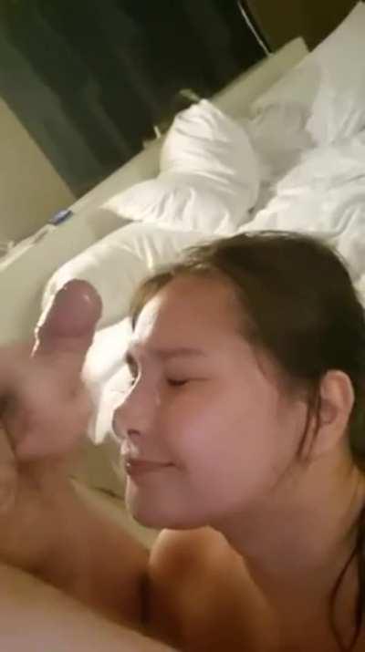 Can u see how happy i got after the cumshot 😇