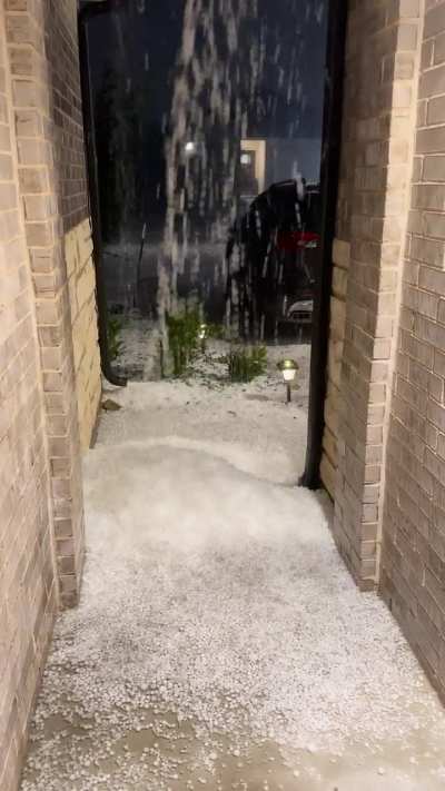 Hail at my house in Georgetown