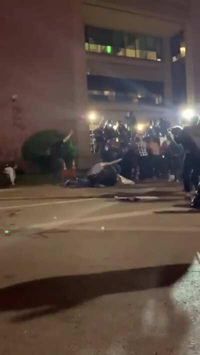 A black 20-year-old student Justin Howell is in critical condition with brain damage after Austin Police deliberately shot him in the head; then shot the medics helping him.