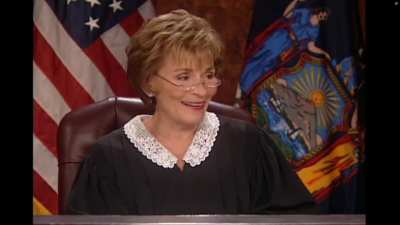 Judge Judy asking Officer Byrd if 