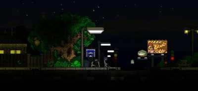 Missed the bus. At least it's nice out.