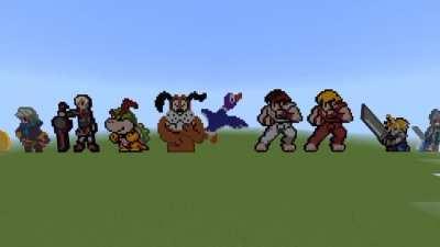 It's finally finished. I present to you, every single fighter in Super Smash Bros Ultimate made in Minecraft. Hope you enjoy