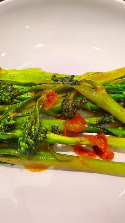 Sautèed Tenderstem Broccoli with a Sweet Chilli Glaze