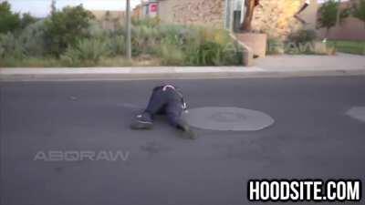 Fight ending with a gun