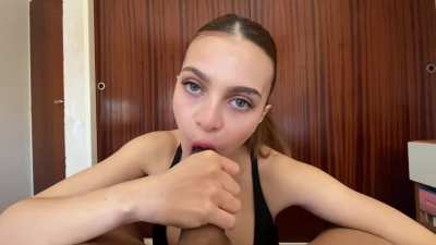 When you see me in the gym, can you imagine that minutes before she is going to suck my cock?