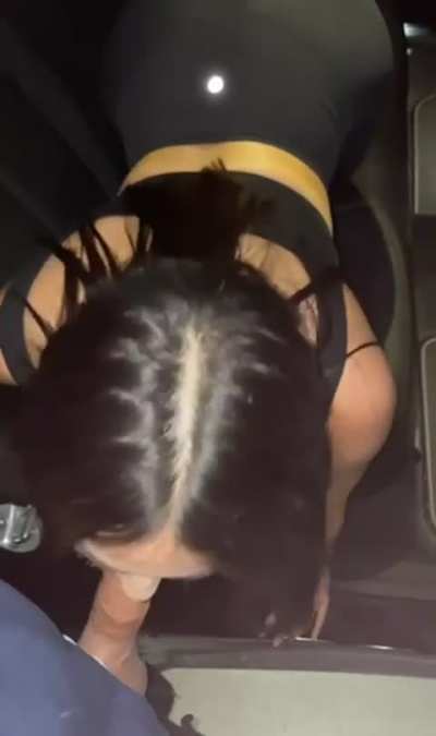 thanking her Uber driver