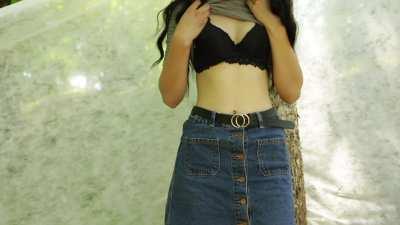 Black Bra, White Boobs