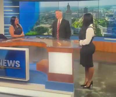 BTS on Channel 9 News...