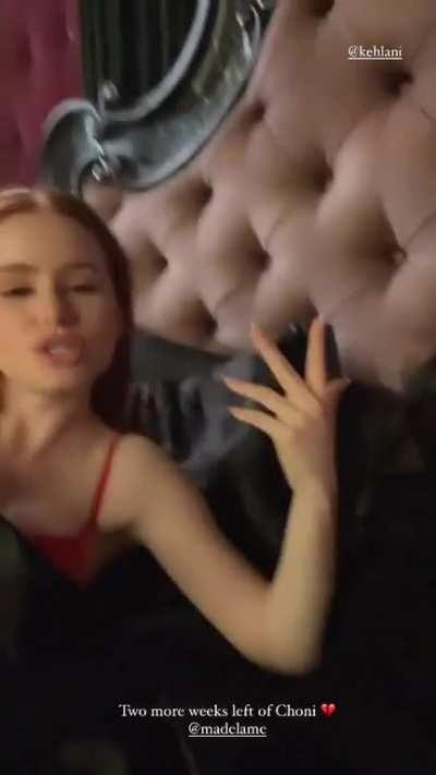 Behind the scenes on Riverdale with Madelaine (June 2023)