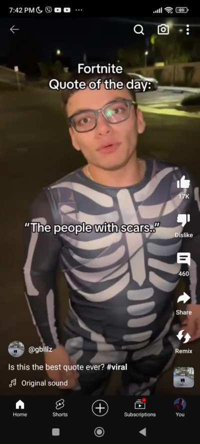 fortnite quote of the day