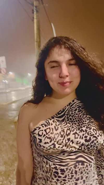 If you saw me walking in the street like this what would you do?